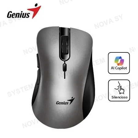 Genius MOUSE INALAMBRICO GENIUS ERGO 8100S PRO AI ( 31030040404 ) WIRELESS | GRIS