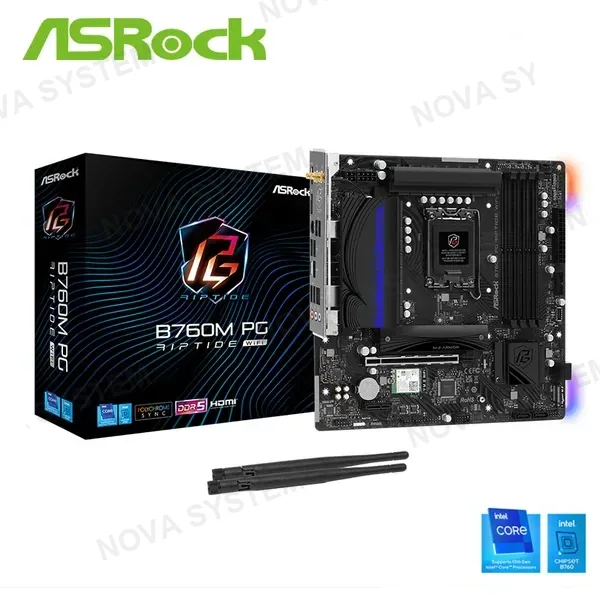 LG MOTHERBOARD B760M PG RIPTIDE WIFI ( 90-MXBN30-A0UAYAZ ) DDR5 | LGA1700