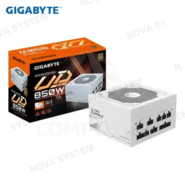 Gigabyte FUENTE DE PODER GIGABYTE GP-UD850GM WHITE 850W 80 PLUS GOLD MODULAR (PN:GP-UD850GM PG5W)