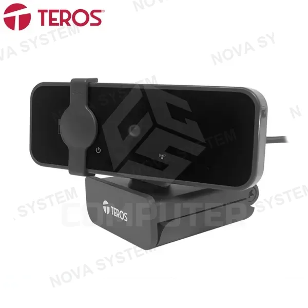 Teros CAMARA WEBCAM TEROS TE-9072, 2K, MICRÓFONO INCORPORADO, USB 2.0 30 FPS INCLUYE TRÍPODE