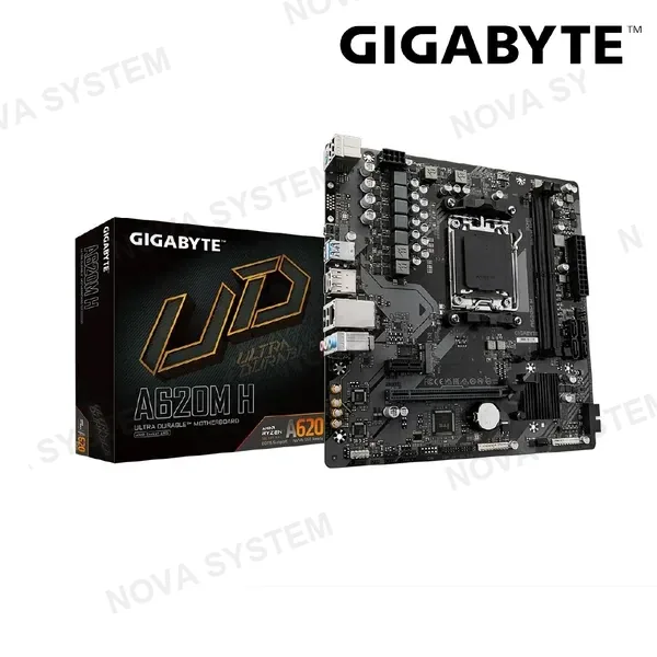 Gigabyte MOTHERBOARD GIGABYTE A620M H (REV. 1.0) CHIPSET AMD A620, SOCKET AM5, MICRO ATX