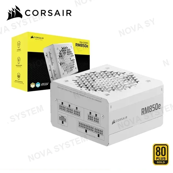 Corsair FUENTE DE PODER CORSAIR RM SERIES 850W ( RM850E ) GOLD | FULL MODULAR | NEGRO