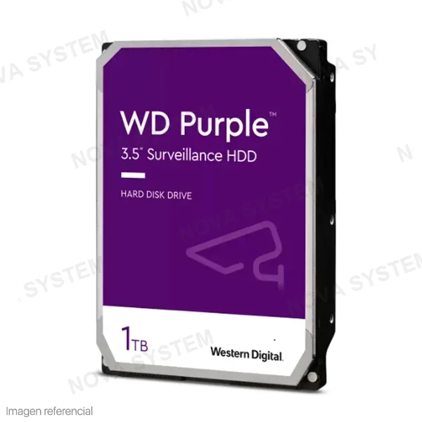 Western Digital DISCO DURO WESTERN DIGITAL PURPURA SURVIELLANCE 6TB ( WD64PURZ ) 5400 RPM | SATA