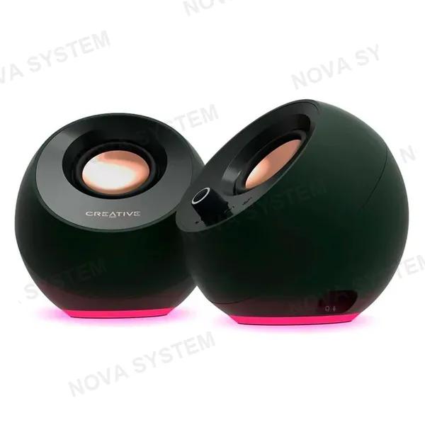 PARLANTE CREATIVE PEBBLE SE ( 51MF1725AA000 ) RGB 2.0 4.4W | 8.8W 3.5MM USB-POWER NEGRO
