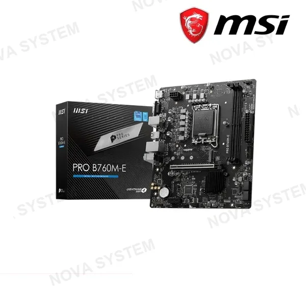 MSI MOTHERBOARD MSI PRO B760M-E ( PRO-B760M-E DDR4 ) DDR4 | LGA1700