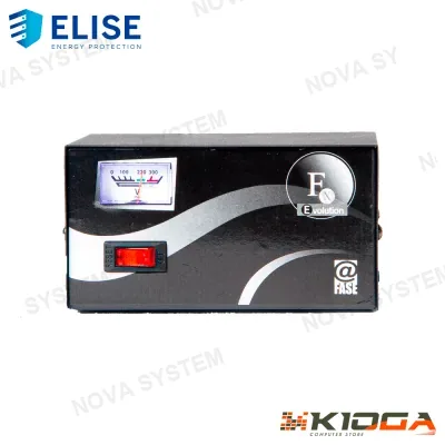 ESTABILIZADOR ELISE FASE FXE-10 1.0KVA 4 TOMAS 220VAC 1 TOMA BY-PASS