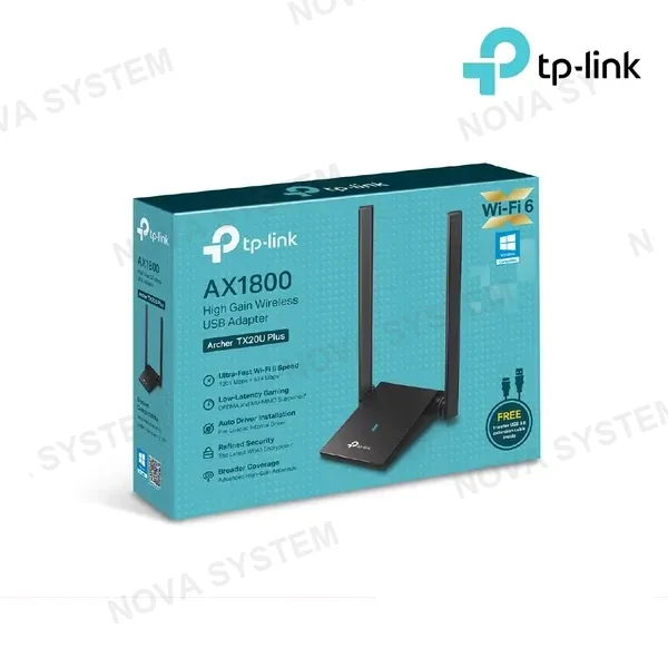 Tp-Link ADAPTADOR TP-LINK INALAMBRICO ARCHER AX1800 ( TX20U PLUS ) USB DUAL BAND
