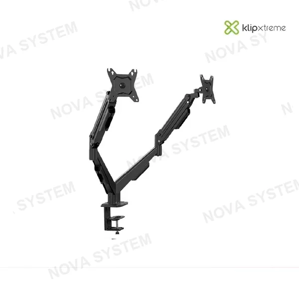 ACER RACK PARA MONITOR KLIP XTREME ( KMM-410 ) 13 A 32 PULGADAS | ACERO | 2 MONITORES