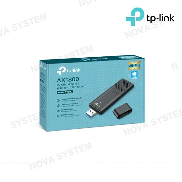 Tp-Link ADAPTADOR TP-LINK ARCHER AX1800 ( TX20U ) WI-FI 6 | SIN ANTENAS