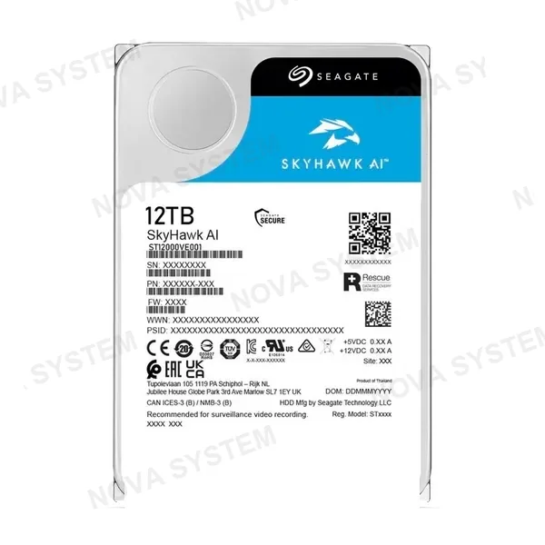 Seagate DISCO DURO SEAGATE 2TB SKYHAWK ( ST2000VX017 ) 5400 RPM | 256MB | VIGILANCIA