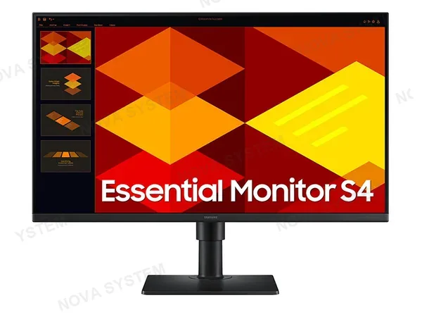 Samsung MONITOR SAMSUNG 27" ESSENTIAL S4 ( LS27D400GALXPE ) IPS - FHD | PIVOT | 100HZ - 5 MS | 2 HDMI - DP