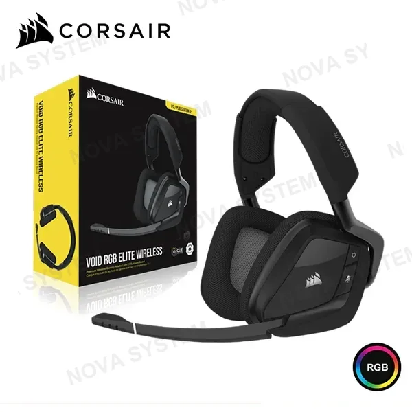 Corsair AUDIFONOS CORSAIR VOID ELITE WIRELESS ( CA-9011202-NA ) 7.1 | BLANCO | LED RGB