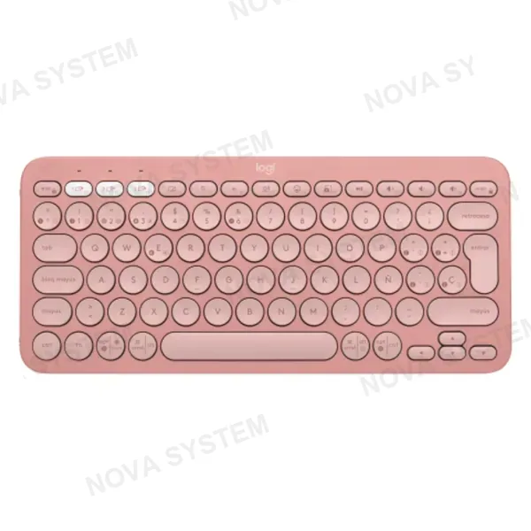 Logitech TECLADO LOGITECH PEBBLE 2 K380S ( 920-011785 ) BT - WIRELESS | ROSADO