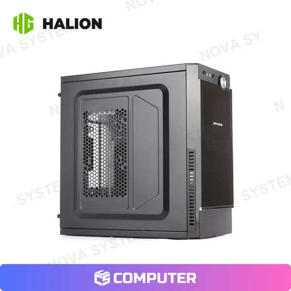CASE DATAONE MATX OMEGA ( T28 ) C/FUENTE 600W | X1 FAN | NEGRO