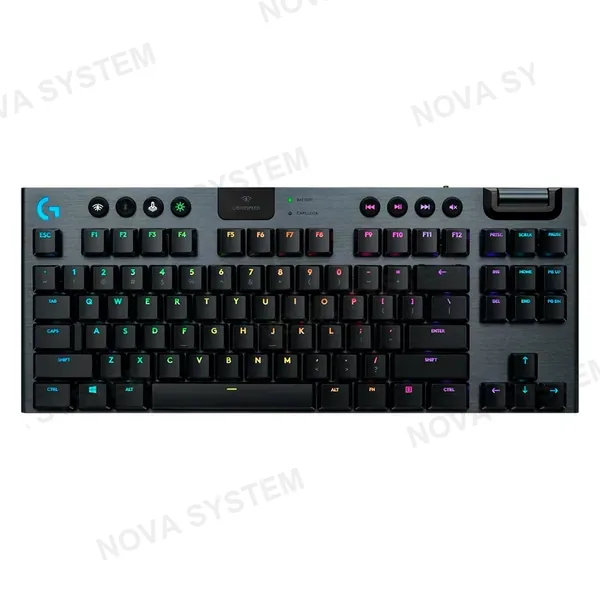 Logitech TECLADO GAMING LOGITECH G915 X TKL LIGHTSPEED ( 920-012715 ) MECANICO | BT | KEYCONTROL | NEGRO | LIGHTSYNC RGB