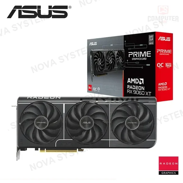 ASUS TARJETA DE VIDEO ASUS TUF GAMING RX 9060 XT ( TUF-RX9060XT-O16G-GAMING ) 16GB -GDDR6 | 128BITS | X3 FANES | X2 DP - 1 HDMI