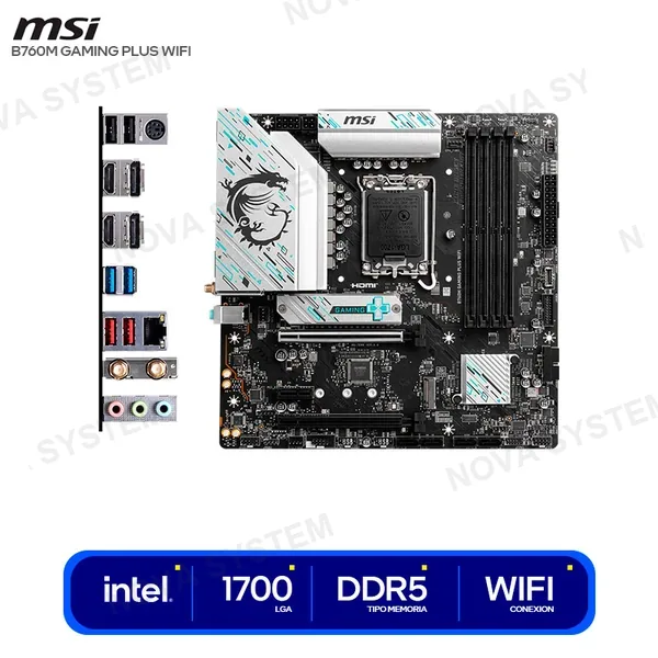 MSI MOTHERBOARD MSI PRO B760M-A WIFI ( 824142313176 ) DDR5 | LGA 1700
