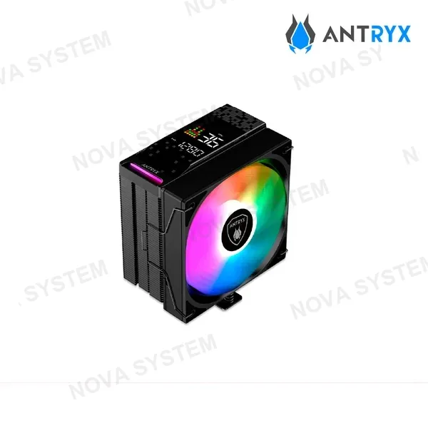 Intel COOLER PARA PROCESADOR ANTRYX MIRAGE 450 ( ACC-450 ) DIGITAL | NEGRO | LED RGB | AMD - INTEL