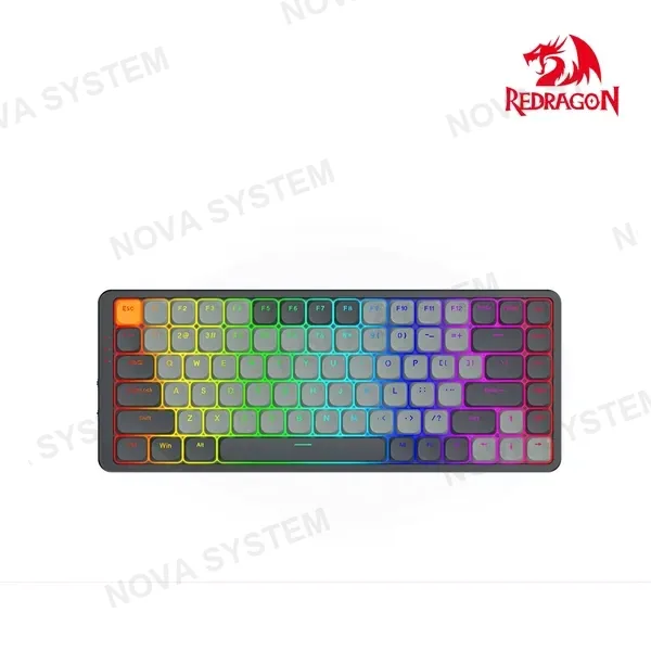 Redragon TECLADO MECANICO REDRAGON AZURE K652GG ( K652GG-RGB-PRO ) NEGRO | WIRELESS | SWITCH RED | LED RGB