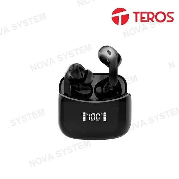 Teros AUDIFONOS TEROS BLUETHOOTH ( TE-8074N ) NEGRO | TWS