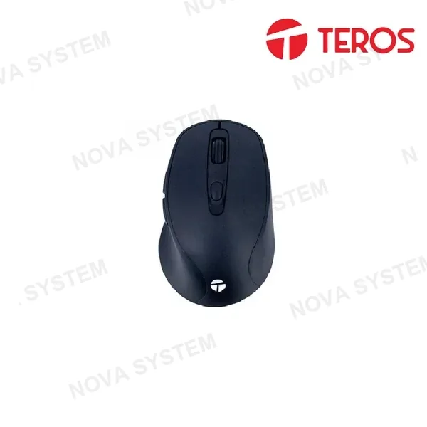 Teros MOUSE INALAMBRICO TEROS ( TE-1228S ) NEGRO | 6 BOTONES | 2.4GHZ | 1600 DPI