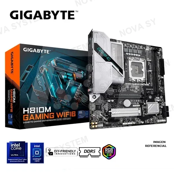 Gigabyte MOTHERBOARD GIGABYTE H810M K ( H810M-K G10 ) DDR5 | LGA 1851