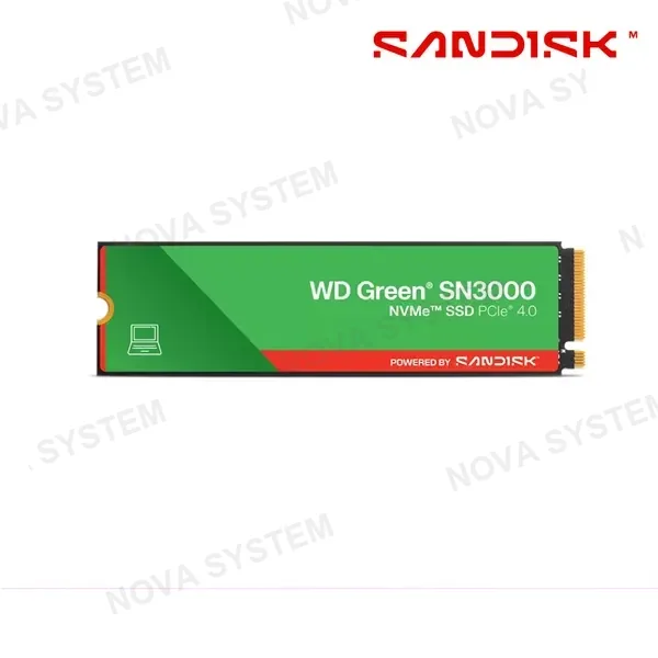 Western Digital SSD WESTERN DIGITAL NVME SN3000 500GB ( WDS500G4G0E-00CPS0 ) PCIE 4.0 | 5000 MBS LECTURA