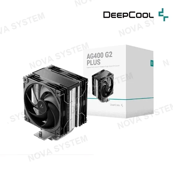 Deepcool COOLER PROCESADOR DEEPCOOL AG400 G2 PLUS ( R-AG400-BKNPMG2-1 ) NEGRO