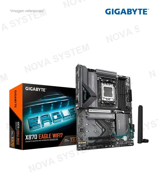 Gigabyte PLACA GIGABYTE X870 EAGLE WIFI7 AM5 AMD X870 DDR5 M.2 SATA 6GB USB 20GB BLUETOOTH ATX