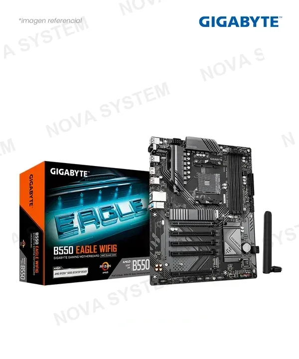 Gigabyte PLACA GIGABYTE B550 EAGLE WIFI6 AM5 AMD B550 DDR4 HDMI BLUETOOTH M.2 ATX