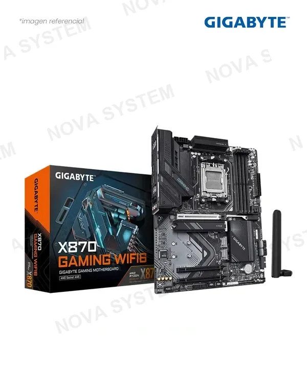 Gigabyte PLACA GIGBYTE X870 GAMING WIFI6 AMD X870 AM5 DDR5 M.2 SATA 6GB BLUETOOTH