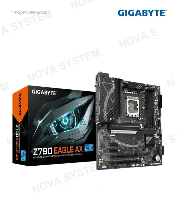 Gigabyte PLACA GIGABYTE Z790 EAGLE AX LGA 1700 INTEL Z790 DDR5 WI-FI 6E BLUETOOTH 5.3 M.2 SATA 6GB ATX