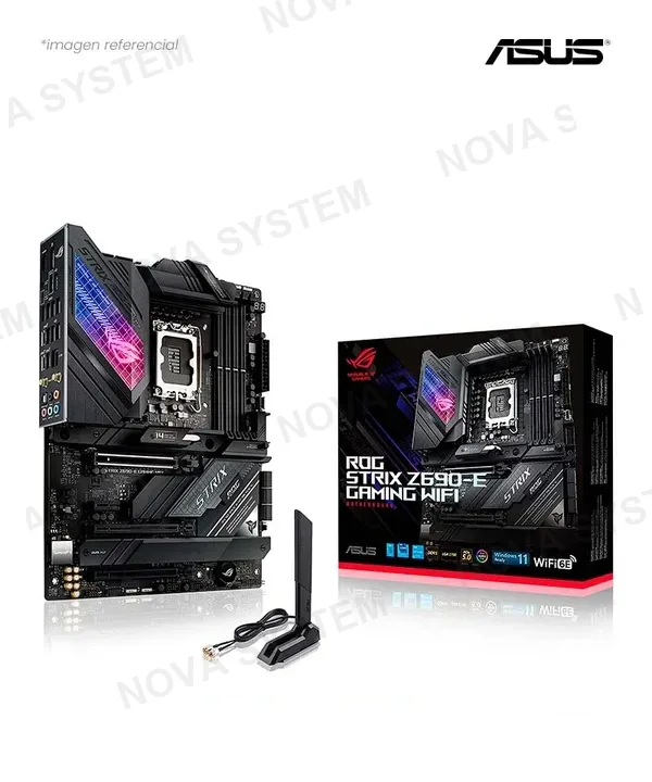 ASUS PLACA ASUS ROG STRIX Z690-E GAMING WIFI INTEL Z690 LGA 1700 WIFI 6E M.2 HDMI/DP USB 3.2