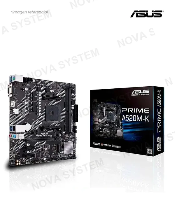 ASUS PLACA ASUS PRIME A520M-K AM4 DDR4 STA 6.0 USB 3.1