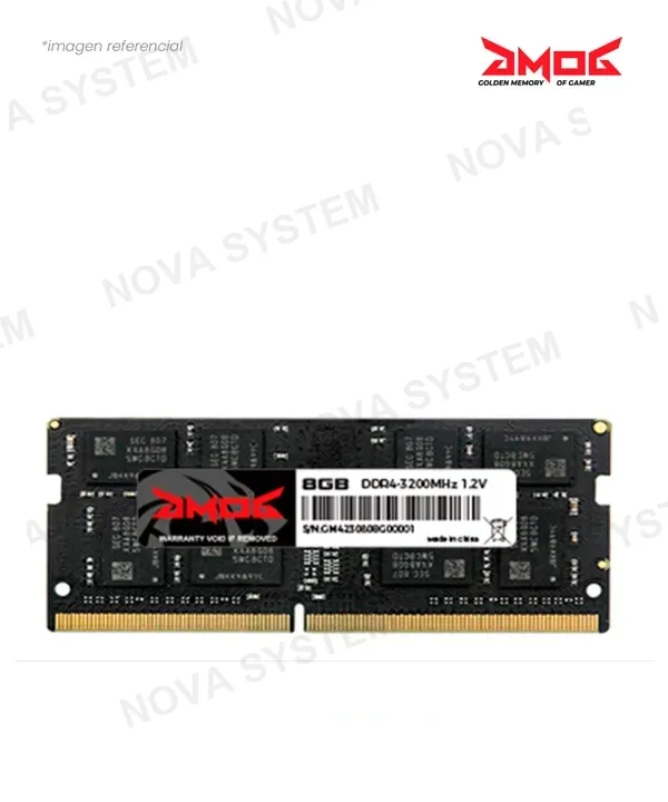Wchudisk MEMORIA 8GB DDR4 BUS 3200MHZ GMOG SODIMM 1.2V PC4-25600 GMOG-8GB-SOD