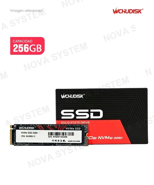 Wchudisk DISCO SOLIDOS SSD 256GB WICGTYP WCHUDISK M2 256GB NVME 2280 3D NAND PCI-E NV900-256GB