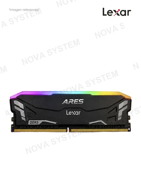 Lexar MEMORIA 16GB DDR5 BUS 6000MHZ LEXAR ARES 2ND GEN RGB CL30 LD5U16G60C30BR-RGD