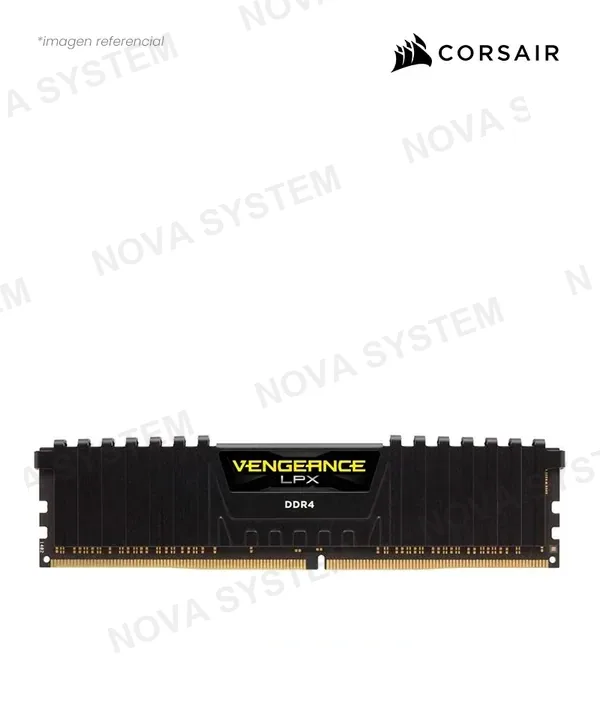 Corsair MEMORIA 16GB DDR4 3200MHZ CORSAIR VENGEANCE LPX BLACK PC4-25600 CL16 135V CMK32GX4M2E3200C16(1)
