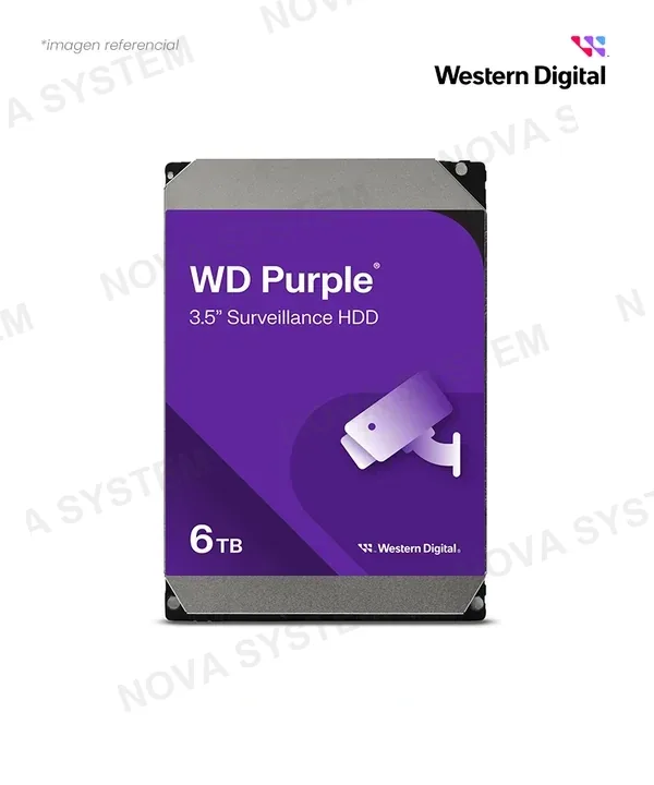 WESTERN DIGITAL DISCO D 6TB WESTER DIGITAL PURPLE SATA 6.0GB/S 5400RPM 256MB 3.5 WD64PURZ