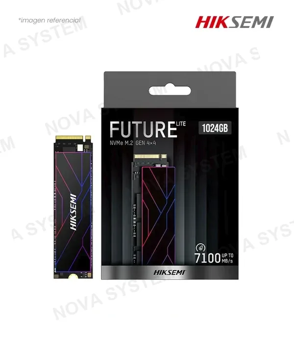 Hiksemi DISCO SOLIDO SSD 1TB HIKSEMI FUTURE LITE 1024G M.2 PCIE 4.0 X4 7100MB/S R 6000MB/S W NVME HS-SSD-FUTURE LITE 1024G