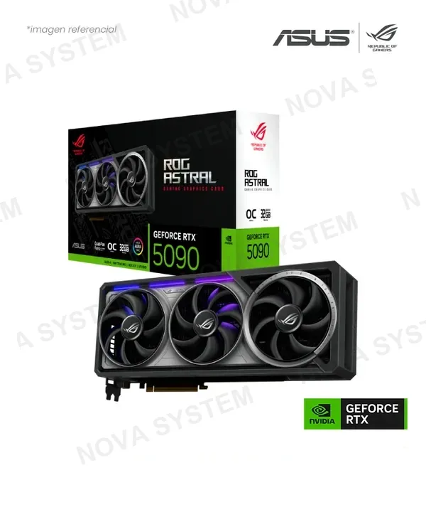 ASUS VIDEO ASUS ROG ASTRAL GEFORCE RTX 5090 32GB GDDR7 OC EDITION CUDA 21760 512-BIT HDMI DP ARGB ROG-ASTRAL-RTX5090-O32G-GAMING