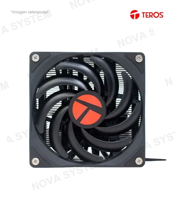 Teros COOLER DE CPU TEROS TE-8166N INTEL AMD TDP 200W ALUMINIO 1*120MM FAN COOLER 1800RPM
