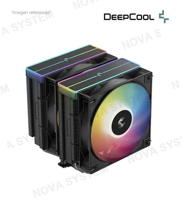 Deepcool COOLER DE CPU DEEPCOOL AG620 BK ARGB V2 BLACK INTEL AMD ADDRESSABLE RGB LED R-AG620-BKANMN-G-1