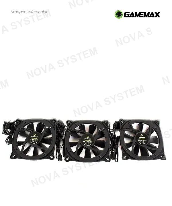 Gamemax COOLER DE CASE GAMEMAX RB300 VORTEX ARGB 3X120 MM
