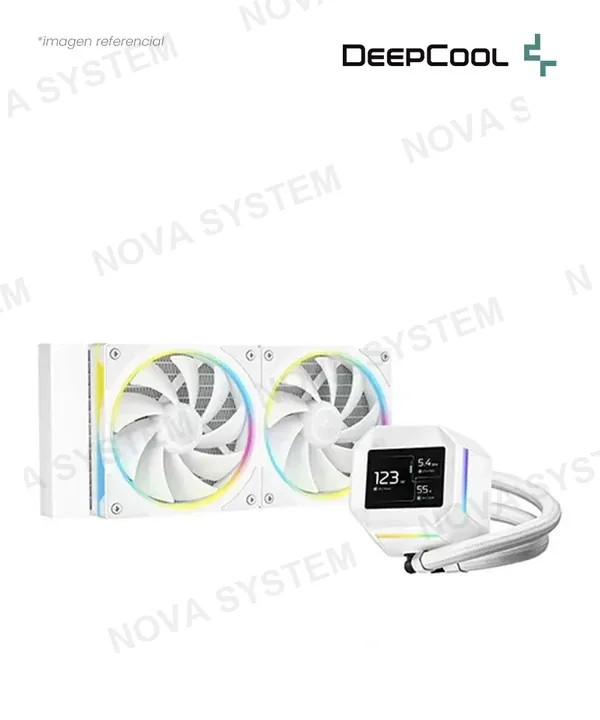 Deepcool COOLER DE CPU DEEPCOOL LM240 WH WHITE INTEL AMD ALUMINIO 2*1200MM R-LM240-WHDMMC-1