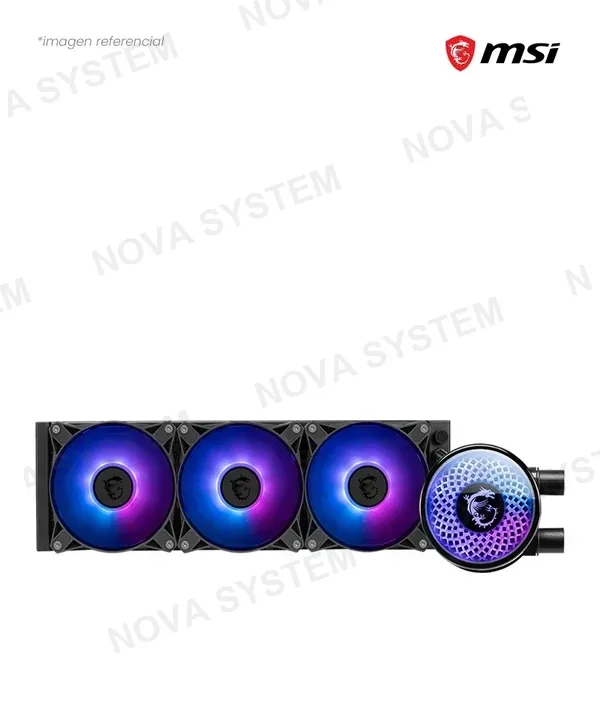 MSI COOLER PARA CPU MSI MAG CORELIQUID A12 360 ALUMINUM ARGB 3*120MM LGA 1700/1851 AMD AM5/AM4