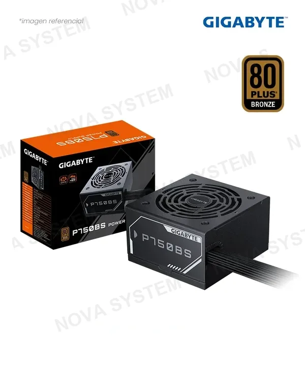 Gigabyte FUENTE 750W GIGABYTE GP-P750BS 80 PLUS BRONZE