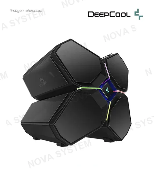 Deepcool CASE DEEPCOOL QUADSTELLAR INFINITY VIDRIO TEMPLADO S/FUENTE E-ATX R-QUADSTELLAR-G-1