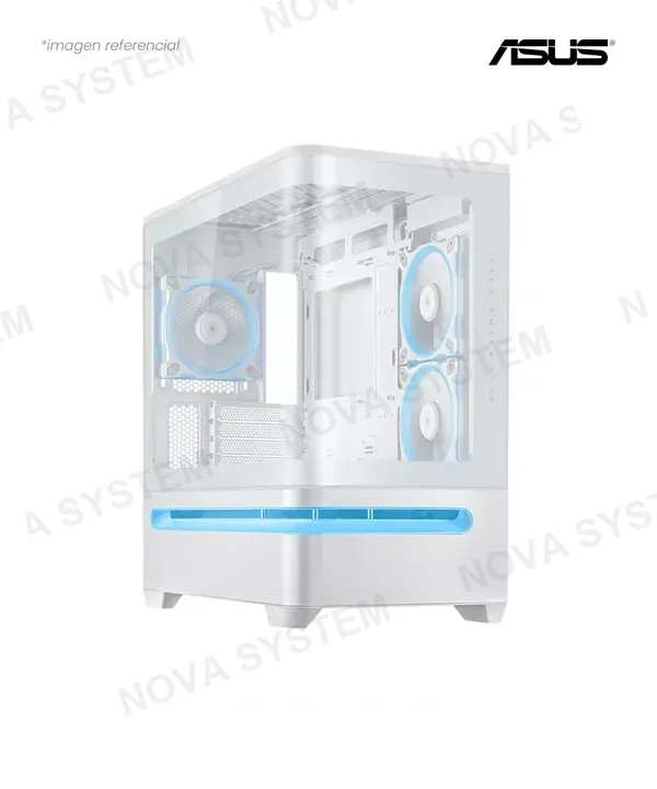 ASUS CASE ASUS ASUS PRIME AP202 ARGB WHITE MICRO-ATX CURVED TEMPERED GLASS AP202/BK/TG/ARGB