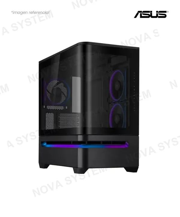 ASUS CASE ASUS ASUS PRIME AP202 ARGB BLACK MICRO-ATX CURVED TEMPERED GLASS AP202/BK/TG/ARGB